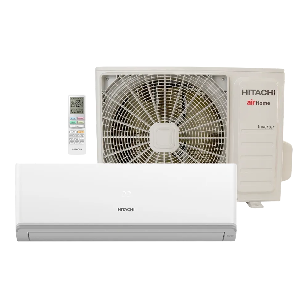 Ar Condicionado Hitachi Inverter AirHome 600 Wi-Fi 12000 Btus Frio 220v R-32